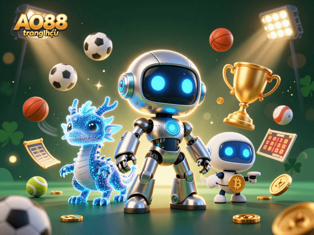 Experience exciting gaming at AO88 trang chủ with vibrant characters and thrilling sports elements.