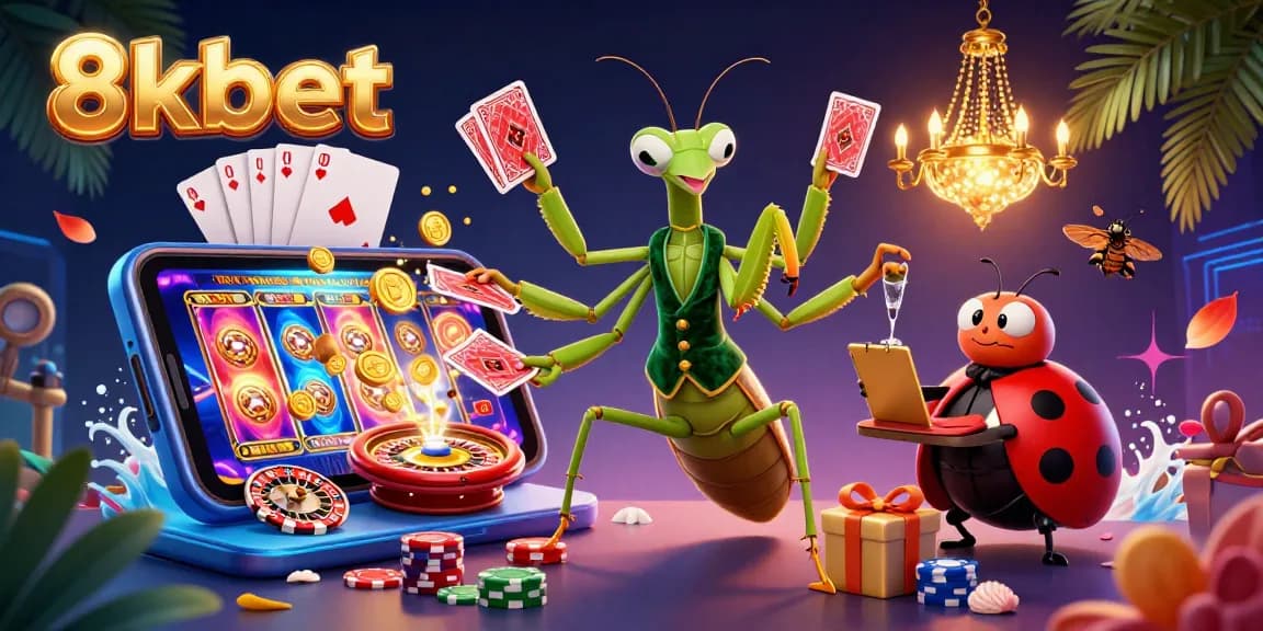 Engage in exhilarating gameplay experiences at 8xbet with vibrant casino elements and characters.