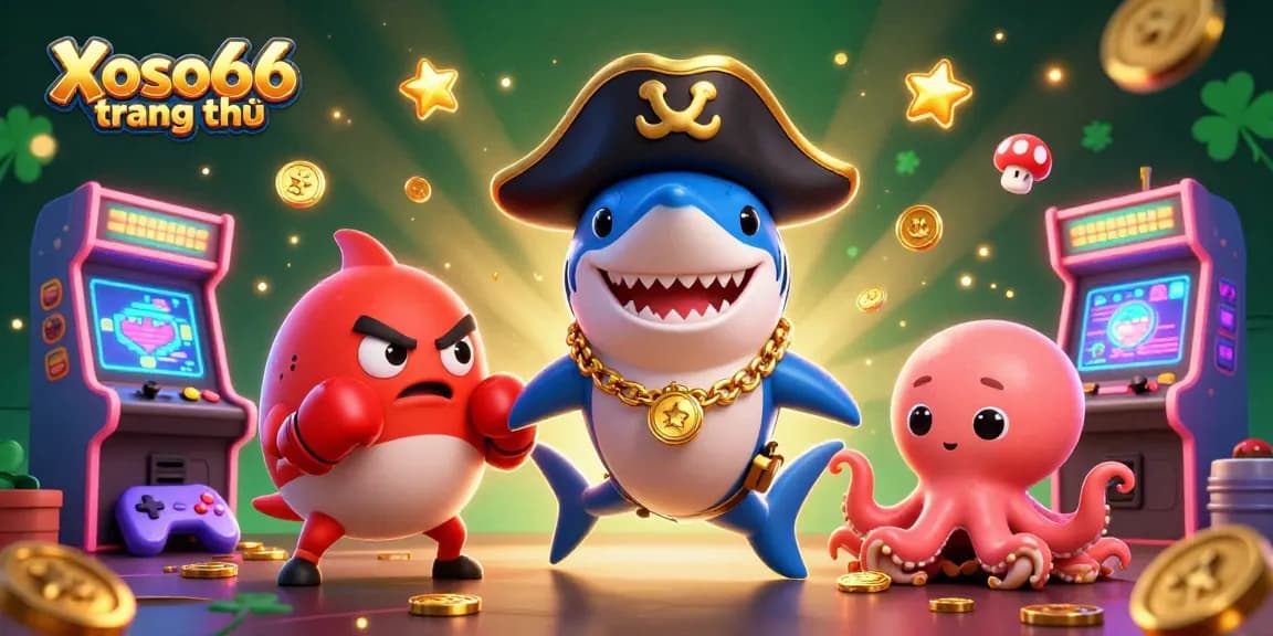 Engage with exciting gameplay at Xoso66 trang chủ featuring animated characters and vibrant casino elements.