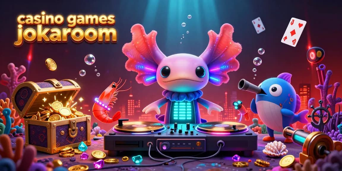 Experience vibrant fun with casino games jokaroom in a lively underwater scene featuring animated characters.