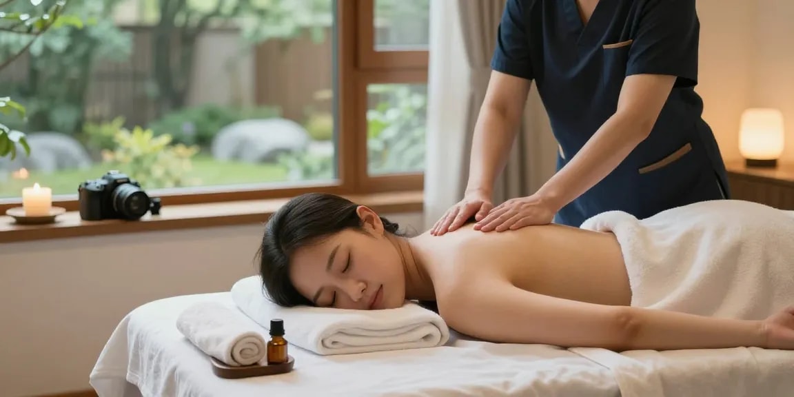 Experience a calming 영등포출장마사지 session in a serene spa setting.