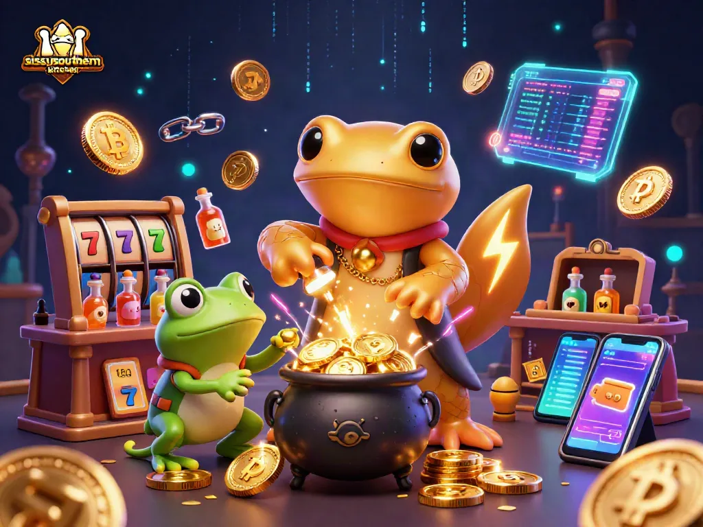Sissy's Southern Kitchen seamlessly blends casino elements with vibrant gold coin magic for a dazzling experience.