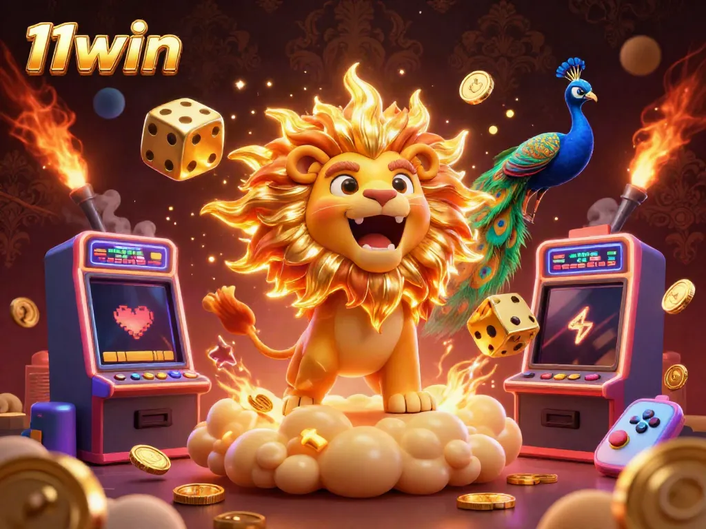 Experience the vibrant energy of 11win with a 3D sun lion and casino theme, immersing in engaging gameplay.