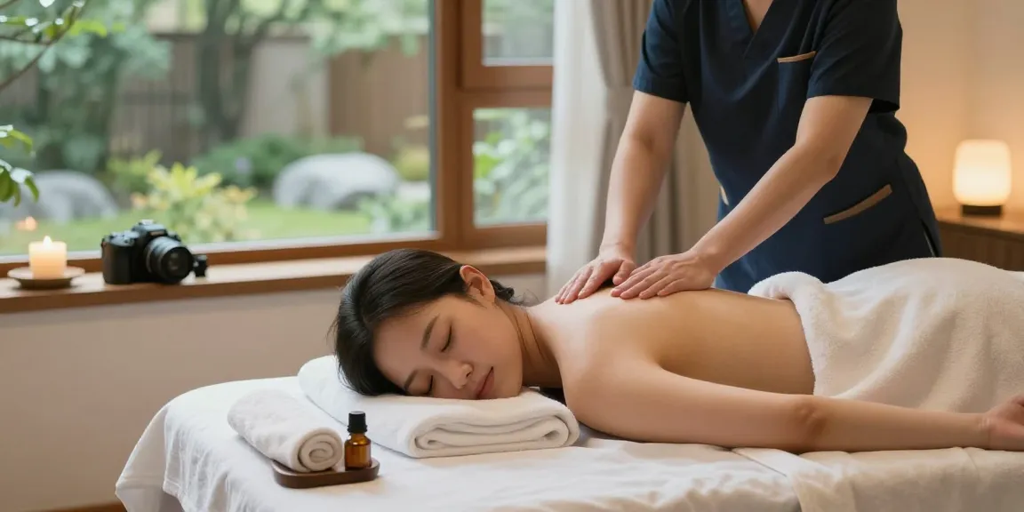 Experience a calming 영등포출장마사지 session in a serene spa setting.
