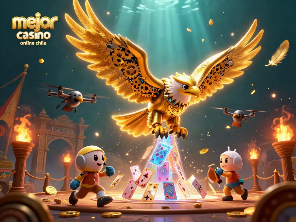 Juega en el mejor casino online Chile con esta imagen vibrante llena de emoción y oportunidades.