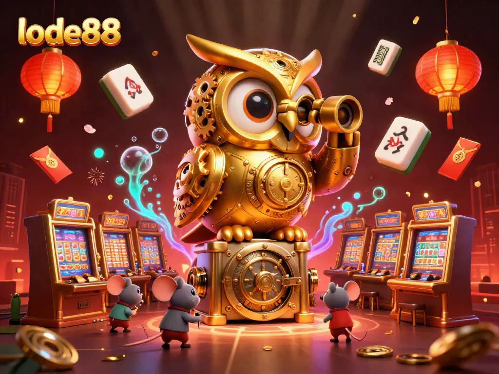 Experience excitement with lode88 in this vibrant 3D casino scene, highlighting thrilling gameplay.