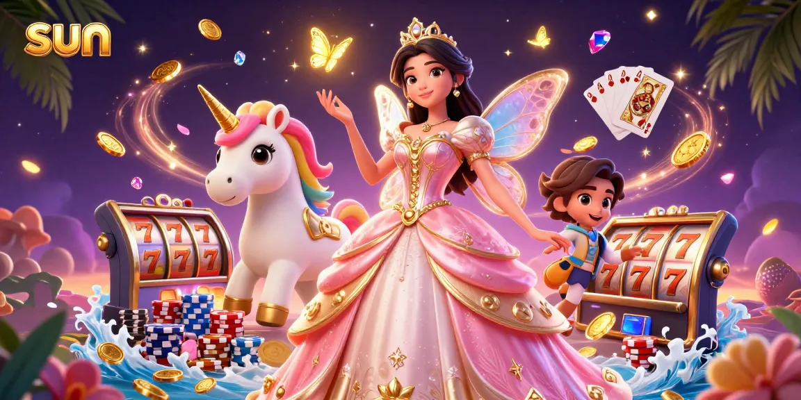 Engage in thrilling slots action with sun-themed elements featuring dazzling colorful neon vibes.