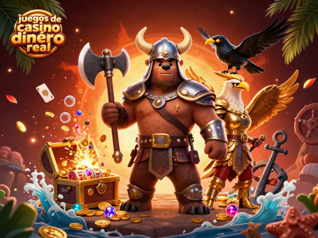 Disfruta juegos de casino dinero real con gráficos vibrantes y personajes dinámicos en un entorno lleno de emoción.